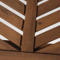 3pc Slatted Chevron Acacia Wood Patio Chat Set - Saracina Home -Outdoor Garden Store GUEST 8ad2bb5f 0ed3 4947 965e 4cda1165d301