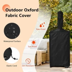 Costway Outdoor Pizza Oven Wood Fire Pizza Maker Grill W/ Pizza Stone & Waterproof Cover -Outdoor Garden Store GUEST 8bccbc62 b70a 439c 9d12 252d8ff3836f