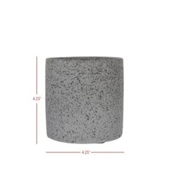 Textured Black Stoneware Planter By Foreside Home & Garden -Outdoor Garden Store GUEST 8c7cb468 08ae 483f be02 685f8955d082