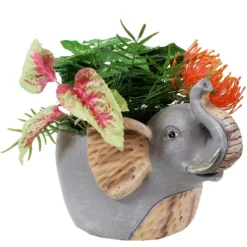 Sunnydaze Decor Sunnydaze Elsie The Elephant Planter Statue - Indoor/Outdoor Decorative Figurine - 8.5" -Outdoor Garden Store GUEST 9275f7f8 23e9 497e a0a3 67ed022473c7