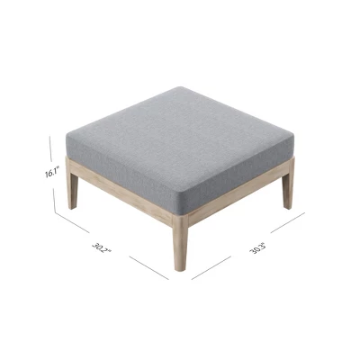 Summerlyn Ottoman - Linon 10 Summerlyn Ottoman - Linon - Image 10
