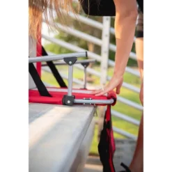 Stansport Folding Stadium Seat With Arms Red/Tan -Outdoor Garden Store GUEST 94c896d5 63f1 4a57 961e fe6eaa64d645