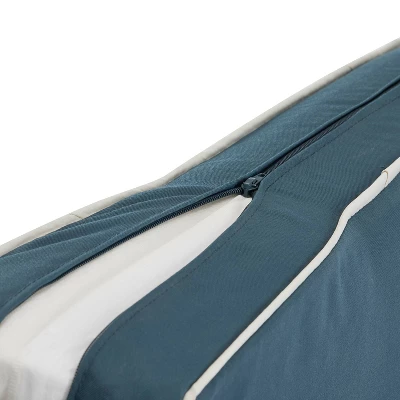 Bradenton 5pc Outdoor Wicker Armless Chair & Fire Table Set - Crosley 11 Bradenton 5pc Outdoor Wicker Armless Chair & Fire Table Set - Crosley - Image 11