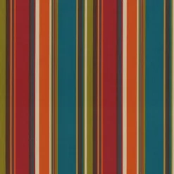 Outdoor 2-Piece Reversible Lumbar Toss Pillow Set - Brown/Turquoise Floral/Stripe - Pillow Perfect -Outdoor Garden Store GUEST 955a16ed 1d7e 484c 85cf 70b57a8b8bf1