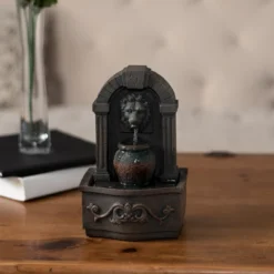 Nature Spring Lion's Head Tabletop Water Fountain -Outdoor Garden Store GUEST 95bba630 2871 438d a2fa de0b557ac07e