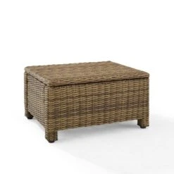 Bradenton Outdoor Wicker Ottoman - Crosley -Outdoor Garden Store GUEST 9955ef4b 721a 4c35 873e d93c83b2cf2e