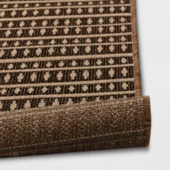Shifted Geo Stripe Outdoor Rug Tan - Project 62™ -Outdoor Garden Store GUEST 99690496 8f04 4d9e bd7b 35fd62be79ae