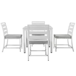Outdoor Four-Seat Dining Set For Patios, Balconies And Lawns - ModernLuxe -Outdoor Garden Store GUEST 99ed30ed 97b3 45a5 b0a4 7d940b41f821