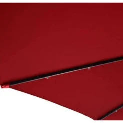 10' X 10' Patio LED Solar Umbrella With Tilt And Crank - Wellfor -Outdoor Garden Store GUEST 9a8457c1 a095 45a2 bcea 36947a8ac4d2