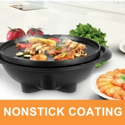 Costway Electric BBQ Grill 1350W Non-stick 4 Temperature Setting Outdoor Garden Camping -Outdoor Garden Store GUEST 9b5ec513 071c 4db9 8ef6 e983b247f5ec