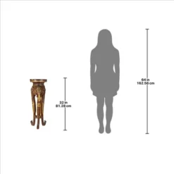 Design Toscano Majestic Elephant Sculptural Pedestal -Outdoor Garden Store GUEST 9babc816 f074 4f7d 951c 3fe05d0ba573