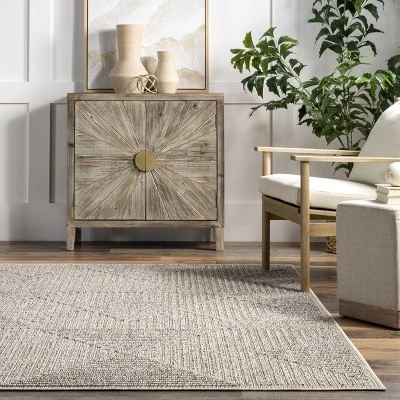 NuLOOM Katherine Moroccan High-Low Indoor/Outdoor Area Rug 7 NuLOOM Katherine Moroccan High-Low Indoor/Outdoor Area Rug - Image 7