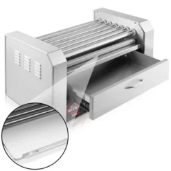 Olde Midway Electric Hot Dog Roller Grill Machine With Bun Warmer, Commercial Grade -Outdoor Garden Store GUEST 9c74ac38 c57a 4b57 b383 ed77933b255e