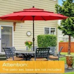 Aoodor Garden Market Umbrella - Outdoor Patio Umbrella Round -Outdoor Garden Store GUEST 9d3dafb6 1023 44ae 8005 5788dd72e690
