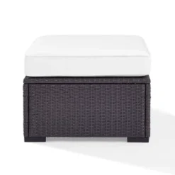 Biscayne Outdoor Wicker Ottoman - White - Crosley 13 Biscayne Outdoor Wicker Ottoman - White - Crosley -Outdoor Garden Store GUEST 9e6ce92e 5ba2 4c5e b8e3 0c1d253c6f8a
