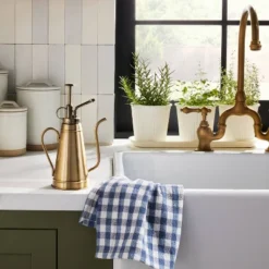 8.5" Lightweight Metal Plant Mister Brass Finish - Hearth & Handâ„¢ With Magnolia