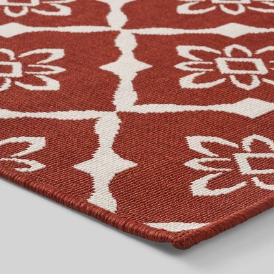 Tallevast Trellis Outdoor Rug Red/Ivory - Christopher Knight Home 1 Tallevast Trellis Outdoor Rug Red/Ivory - Christopher Knight Home