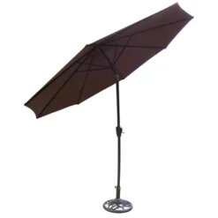 23lb Round Umbrella Stand Bronze - Oakland Living -Outdoor Garden Store GUEST a1353a4d 5dc0 42f6 bea6 36670e698a2b