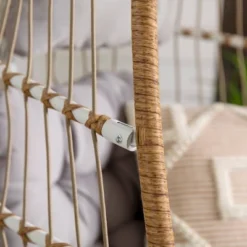 Toluca Hanging Outdoor Boho Egg Chair With Cushion - Saracina Home -Outdoor Garden Store GUEST a1dfd6d0 71de 4508 9b6f 0be074039cff