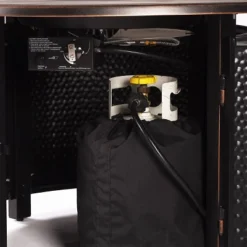 5pc Outdoor Fire Table Set With Hammered 44" Round Fire Table, 4 Deep Seating Swivel Rocking Chairs & Table Fabric Covers - Oakland Living -Outdoor Garden Store GUEST a24de2d0 2a23 4d67 b59d d1a0c5b30682 1