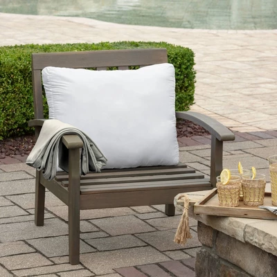 19" X 24" X 8" ProFoam Outdoor Plush Deep Seat Back Cushion Cream - Arden Selections 3 19" X 24" X 8" ProFoam Outdoor Plush Deep Seat Back Cushion Cream - Arden Selections - Image 3