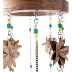 Wind & Weather Beaded Antiqued Bronze-Colored Poinsettia Blossom Wind Chime -Outdoor Garden Store GUEST a377d38d d295 419c bf06 992ae34c3986