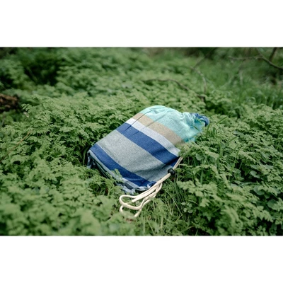 Stansport Cotton Blend Traveler Hammock 78" X 31" Blue 4 Stansport Cotton Blend Traveler Hammock 78" X 31" Blue - Image 4