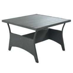 6PCS Patio PE Rattan Conversation Set, Outdoor Wicker Sectional Sofa With Table And Cushions-ModernLuxe -Outdoor Garden Store GUEST a46e219a d18c 4f58 828e d284f6c90870