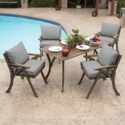 Arden Selections Outdoor Dining Chair Cushion Set Valencia Woven Paloma -Outdoor Garden Store GUEST a5dd0a2b aa0d 4e4e a32d 1e08ed769857