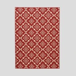 Tallevast Trellis Outdoor Rug Red/Ivory - Christopher Knight Home 10 Tallevast Trellis Outdoor Rug Red/Ivory - Christopher Knight Home -Outdoor Garden Store GUEST a68a7ab8 c4c1 42d1 8d22 395c9f6ab819