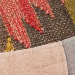 Cotton Pouf Featuring A Screenprinted Bicycle Illustration With Script - Olivia & May -Outdoor Garden Store GUEST a6cf70ad 5a55 4128 a8f3 7ddef3f4ef13