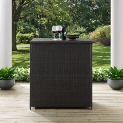 Crosley Palm Harbor Outdoor Wicker Bar -Outdoor Garden Store GUEST a7319c1f 8388 4dd4 bdd1 1d214cd669ad
