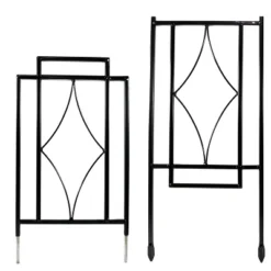 Sunnydaze Decor Sunnydaze Contemporary Metal Wire Garden Trellis For Climbing Plants And Flowers - 30" H - Black - 2-Pack -Outdoor Garden Store GUEST a780af4b 247b 47a6 8c02 22bcdd201306