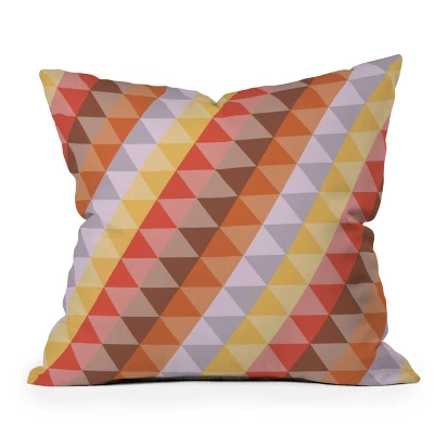 Sewzinski Desert Diamonds Outdoor Throw Pillow Orange - Deny Designs 3 Sewzinski Desert Diamonds Outdoor Throw Pillow Orange - Deny Designs - Image 3