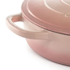 Crock-Pot Crock Pot Artisan 5 Quart Round Enameled Cast Iron Braiser Pan With Self Basting Lid In Blush Pink -Outdoor Garden Store GUEST a8a2d27c a207 4489 8239 db1b7eb9bcbf