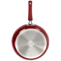 Oster® Oster 12 Inch Nonstick Aluminum Frying Pan In Red