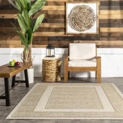 NuLOOM Rickie Solid Striped Indoor/Outdoor Patio Area Rug -Outdoor Garden Store GUEST a93a856e f99d 45e2 bbf5 670de63f0001