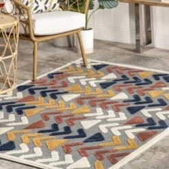 NuLOOM Logan Reverse Arrows Indoor/Outdoor Patio Area Rug -Outdoor Garden Store GUEST a9ab4c56 37c2 45e9 8f8a 5961db6893d1