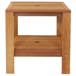 Sunnydaze Decor Sunnydaze Outdoor Meranti Wood With Teak Oil Finish Patio Table And Chairs Conversation Set - Brown - 3pc -Outdoor Garden Store GUEST a9b0b462 67d5 4cb4 ab19 b4e22d98c2f0