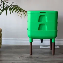 FCMP Outdoor The Essential Living Worm Composter 6 Gallon Resin Composting Bin System Indoor Modern Compost Storage W/2 Trays For Garden & Home -Outdoor Garden Store GUEST a9ea386c 22d1 4dcb 98ad 5a088a6dc4ce