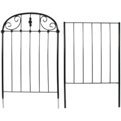 Sunnydaze Decor Sunnydaze Metal Wire Traditional Garden Trellis For Climbing Plants And Flowers - 32" H - Black - 2-Pack -Outdoor Garden Store GUEST aa8dd953 358e 4d51 a57d adb372894db3