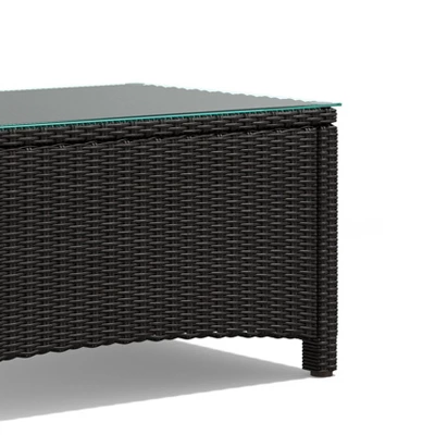 Glenwillow Home Alvory Outdoor Coffee Table 2 Glenwillow Home Alvory Outdoor Coffee Table - Image 2