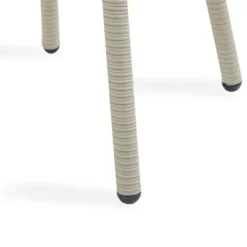 All-Weather Wicker Haven Outdoor Accent Table With Storage Beige - Alaterre Furniture -Outdoor Garden Store GUEST ac7224cf a7d7 4dd4 95b1 c3902c577287