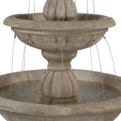 Sunnydaze Decor Sunnydaze 61"H Electric Polyresin And Fiberglass 3-Tier Cornucopia Outdoor Water Fountain -Outdoor Garden Store GUEST ad08445b ac70 45cf a93a 4cfefed86e19