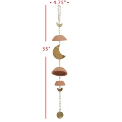 Moon Brass Terracotta & Metal Wall Hanging - Foreside Home & Garden -Outdoor Garden Store GUEST ae976d66 7243 4b02 87ba b450255ed0c5