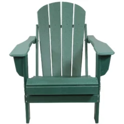 Sunnydaze Decor Sunnydaze Portable, Foldable, Outdoor Adirondack Chair - All-Weather Design - 300-Pound Capacity - 34.5" H -Outdoor Garden Store GUEST af27e1af 6620 47d8 a12a 721941fb7916