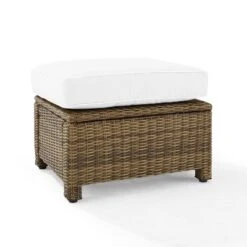 Bradenton Outdoor Wicker Ottoman - Crosley -Outdoor Garden Store GUEST afa5573c 226b 426b 9808 8030f7c625a4