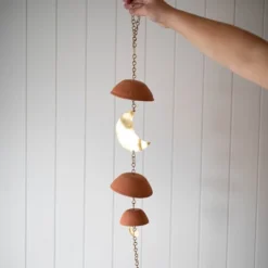 Moon Brass Terracotta & Metal Wall Hanging - Foreside Home & Garden -Outdoor Garden Store GUEST aff3f7fc 79b6 4be5 ae1c ca0481b5d121
