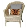 12"x20" Oversize Visions Tiger Print Indoor/Outdoor Lumbar Throw Pillow Brown - Liora Manne