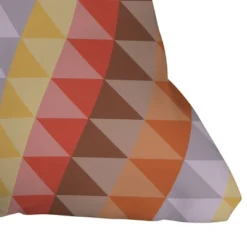 Sewzinski Desert Diamonds Outdoor Throw Pillow Orange - Deny Designs